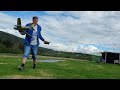 RC FLIGHT EDF JET AT NITTEDAL NORWAY IN SOME WIND