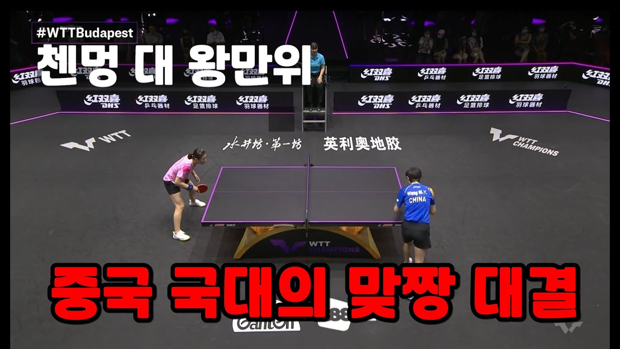 세계 랭킹 1,2위가 같은 팀이면 경기는? 세계선수권대회