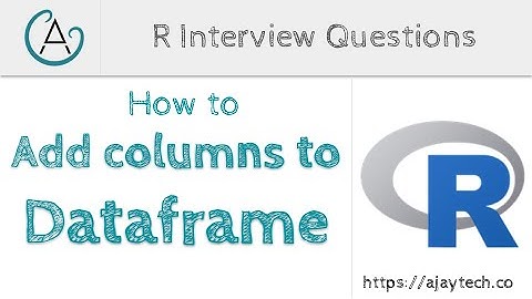 How to add new Columns to a dataframe in R
