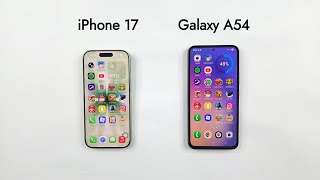 iPhone 17 vs Samsung A54 - SPEED TEST!