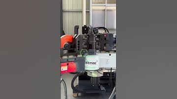 CNC Pipe Bender Machine Integrated with Drilling and Cutting #pipebender #tubebendingmachine