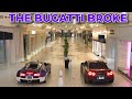 Rented a Shopping Mall to Drag Race: Bugatti vs. Nissan GTR