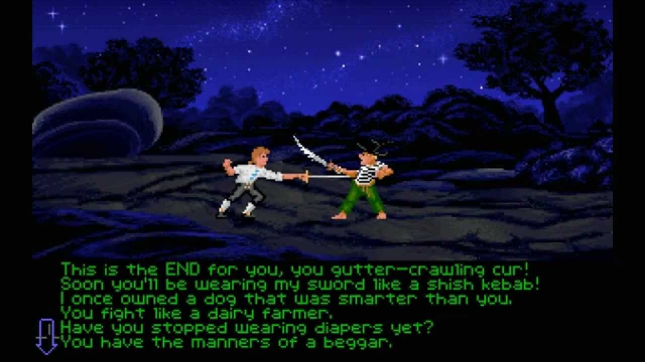 Monkey Island Sword Fighting Responses Monkey Island Sword Fighting Responses