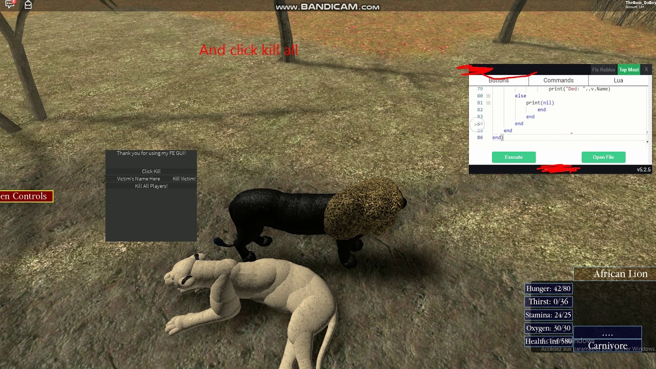 Exploiting On Wild Savannah Kill All YouTube