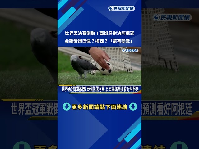 世界盃決賽倒數! 西班牙對決阿根廷 金靴獎"還有變數"－民視新聞