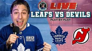 🏒 LIVE: Toronto Maple Leafs vs New Jersey Devils NHL Play by Play &amp; Reactions!