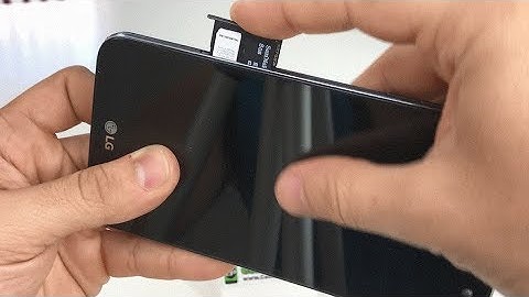 How to install SD and SIM card into LG Fiesta 2