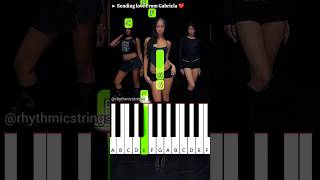 Sending love From Gabriela ❤️ - KATSEYE | Easy Piano Tutorial #shorts
