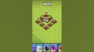 Deadly X-Box vs Max Dark Elixir Troops Clash of Clans #shorts