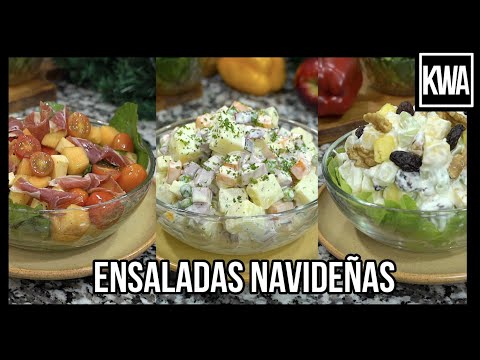 Video: Ensaladas Navideñas Con Mariscos