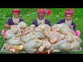 How to Process, Clean & Cook Goat Intestine? 12 Full Goat Intestine Curry for Homeless Bede People