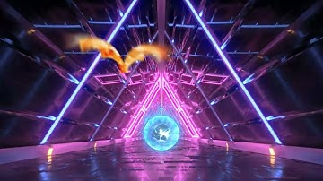 Abstract Background Video 4k Metallic Color Changing Tunnel VJ LOOP NEON