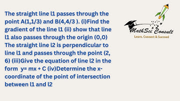 Linear Equations: How to Calculate Gradient and Perpendicular Lines