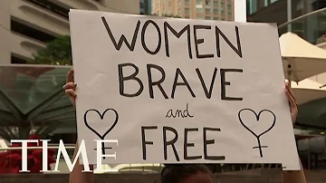 Australian Women Held A Topless Protest In Support Of Saudi Runaway | TIME