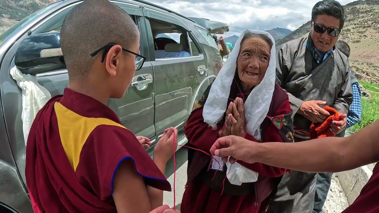 Tulku Tenzin Wangchen la with Gajang Abbot