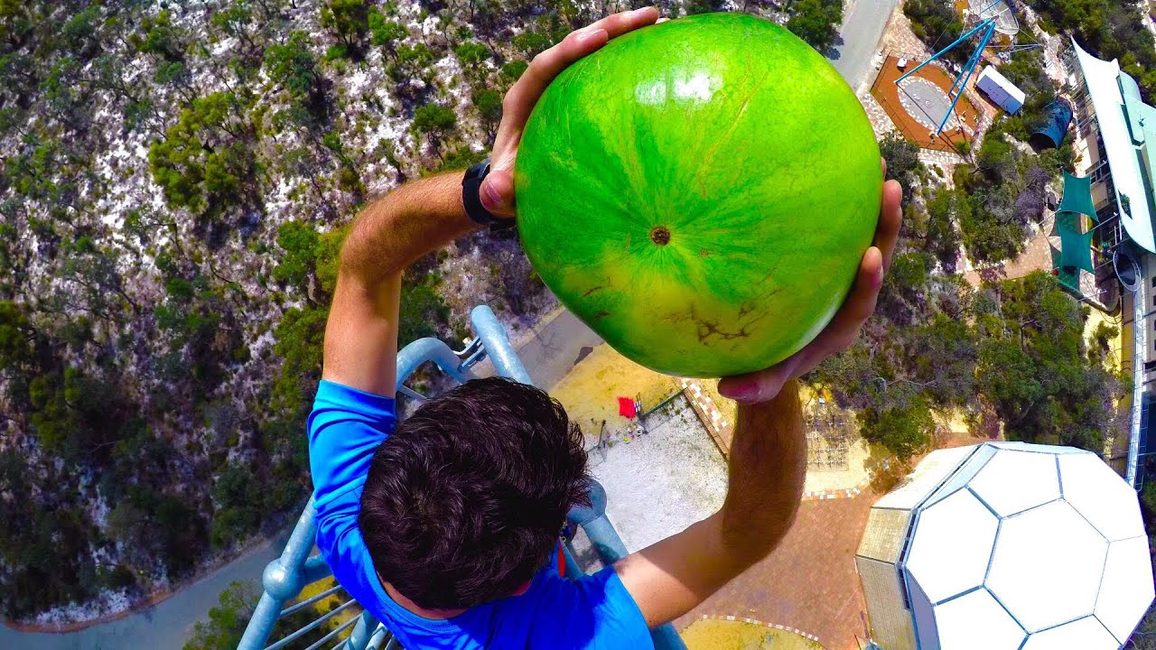 DODGING HEAVY STUFF with RC CARS!! (From 45m Tower)
