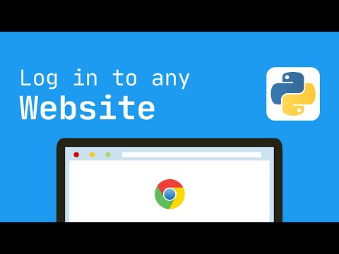 Log In To Any Website Automatically With Python 3.10 Using Selenium