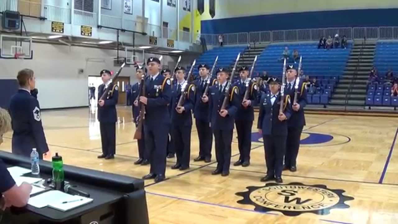 OTHS AFJROTC Armed Drill - April 11, 2015 - First Place