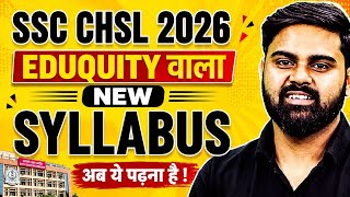 Ssc Chsl Syllabus 2026  Ssc Chsl Syllabus 2026 All Subject  Chsl Syllabus 2026  Sahil Tiwari Sir