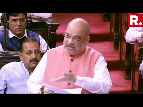 WATCH: Home Minister Amit Shah's Explosive Speech In Rajya Sabha