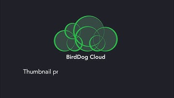 BirdDog Cloud - Thumbnails and FPS information