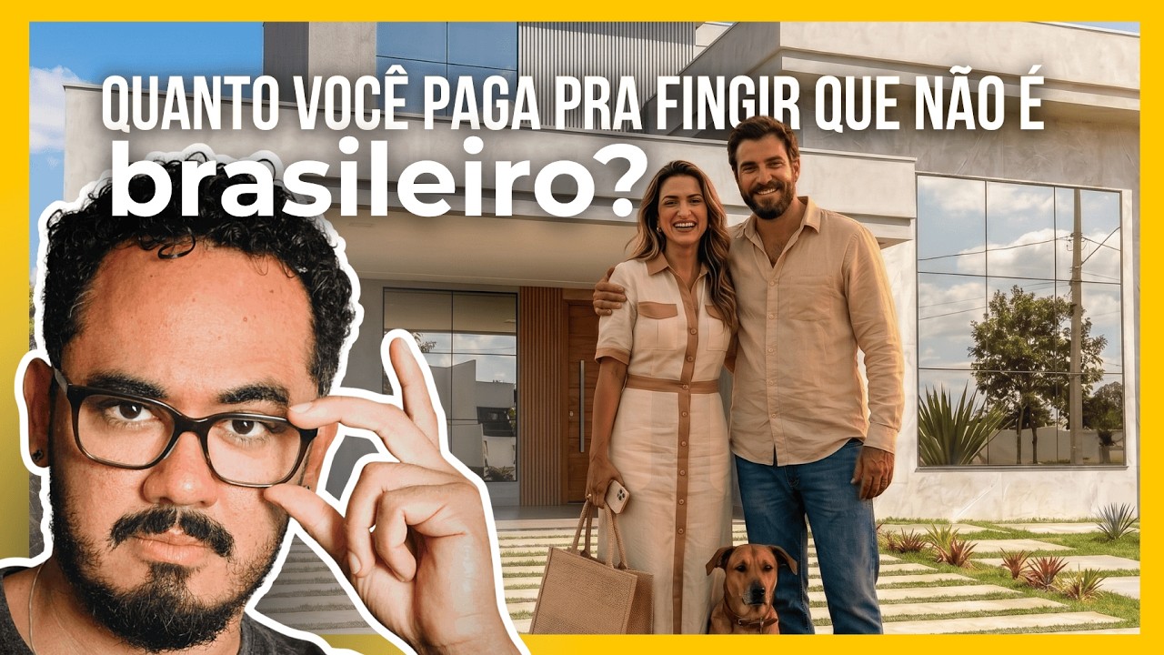 Quanto você paga pra fingir que não é brasileiro?