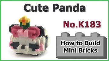 How to Build Mini Blocks Tsum Tsum Panda K183 Review Instructions Specifications