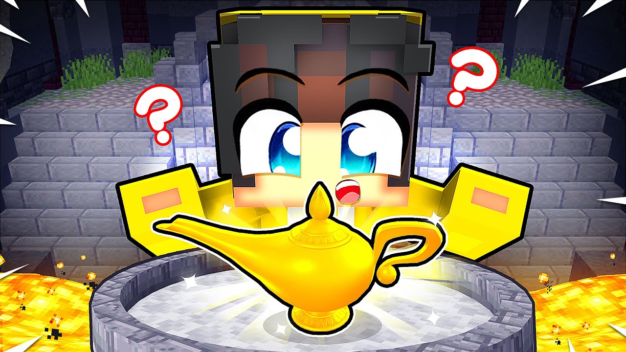 DÜNYANIN EN SİHİRLİ LAMBASI İLE ARKADAŞLARIMI TROLLEDİM! 🧞 | Minecraft