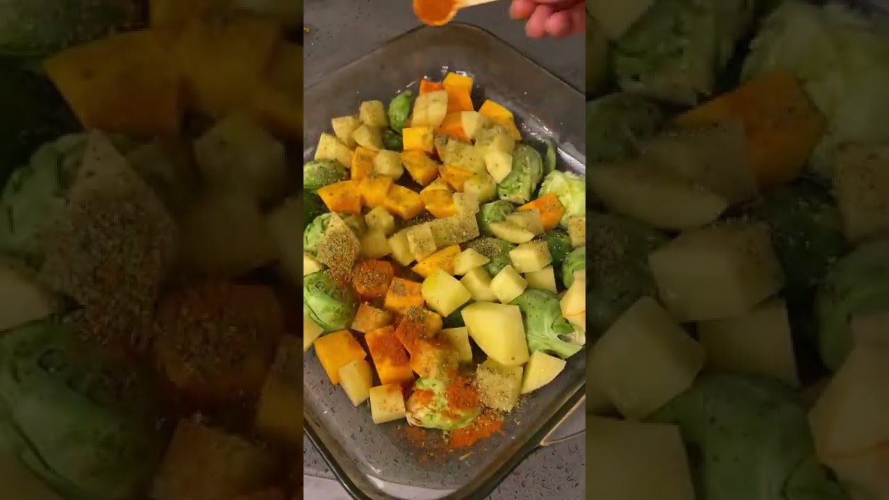 30 Dakkikada Yapabileceğiniz Yemek I Fırında Sebze I Pratik, Lezzetli Ve Sağlıklı #shorts