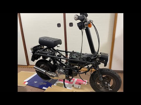 モトコンポ乗り】大橋 ボアアップキット、ビッグキャブ取付配信 - YouTube