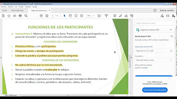 ¿Cuál es la función o roles de los participantes de la mesa redonda?