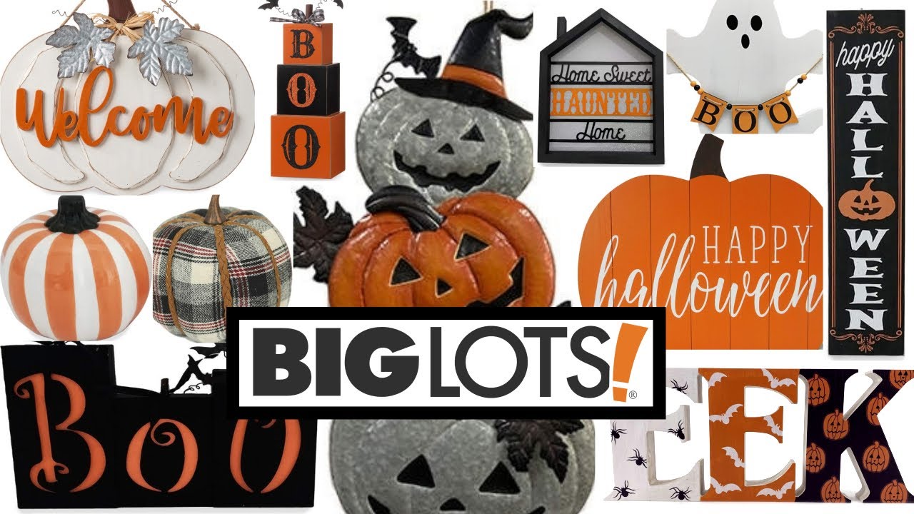 BIG LOTS HALLOWEEN & FALL DECOR SHOP WITH ME 2021 YouTube