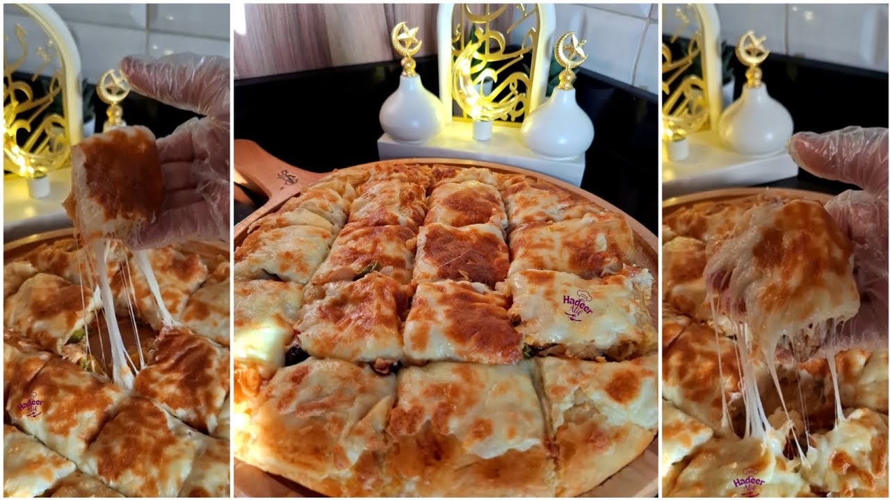 لو عندك لفة جلاش هتعملى أحلى فطيرة بالدجاج والطعم خطير👌