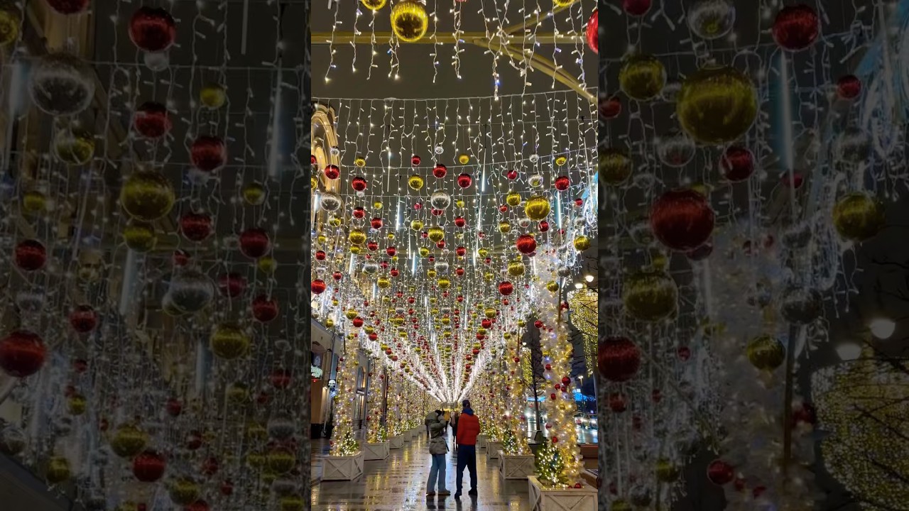 Очень красивая новогодняя Москва ❤️ 