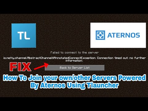 Tlauncher, How To Join your own/other Servers Powered by Aternos