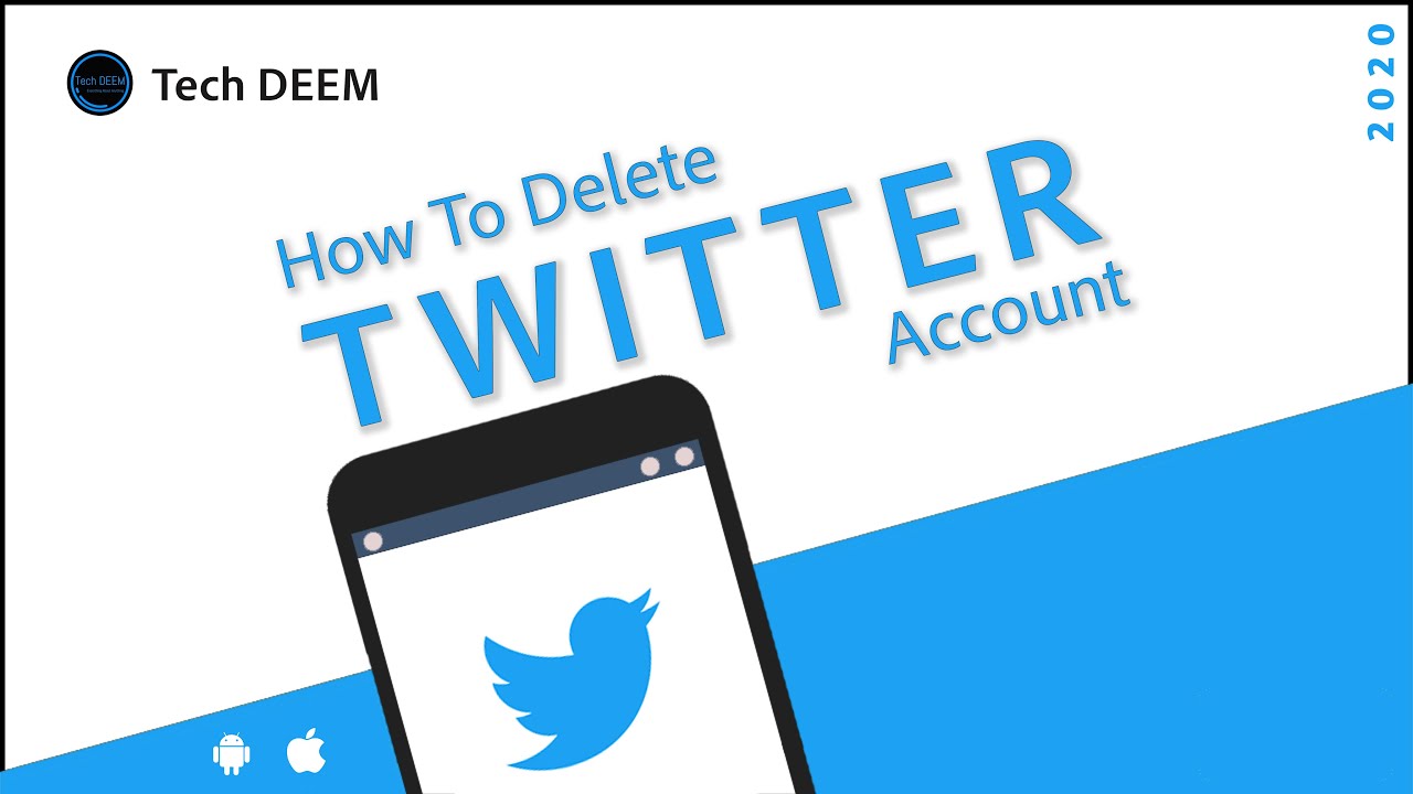 How To Delete Twitter Account in Android  20  #Shorts