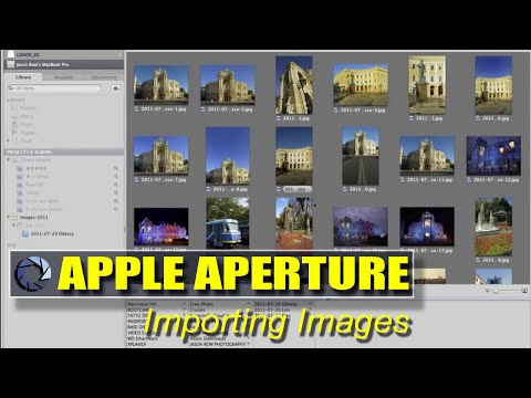 Apple Aperture Tutorial - Importing Images
