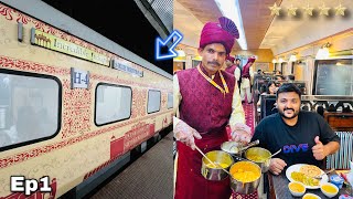 My first India’s Premium Luxury Train Journey  || 3 lakh ka ticket 😳 || Indian Railways || Ep1 screenshot 2