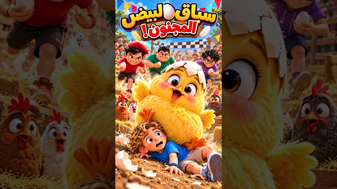 سباق البيض المجنون! 🥚🐥 قصص عربية - رسوم متحركة - مغامرات عائلية قصة قبل النوم للأطفال-#قصص