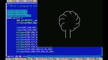 Write a Program to Draw a Tree in C/C++ || Developed by Prashant Goel