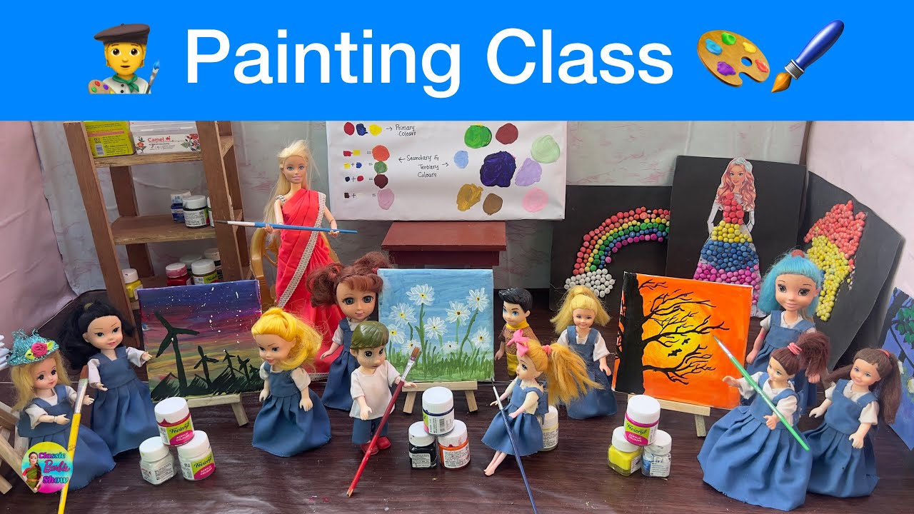 வசந்த காலம் Episode - 320 |Art Class 🎨 Painting Competition Win பண்ணது யாரு ? | Classic Barbie Show