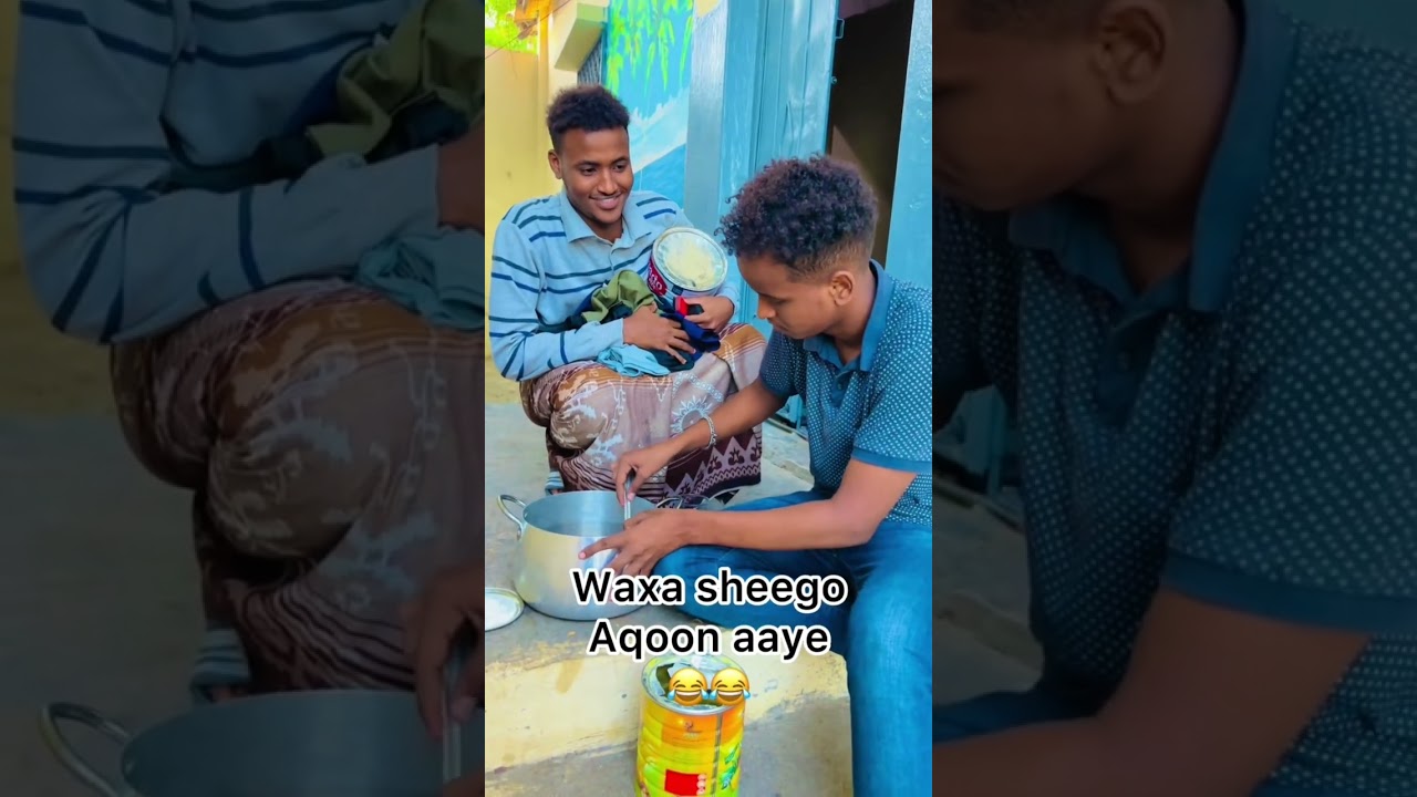 Baana boi iyo lukmaan xaafada markey gabar quroon soo degaan wiilasha say u dhaqmaan