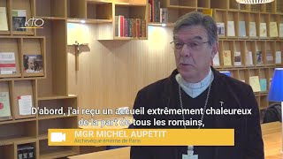 Mgr Aupetit reçu par le Pape