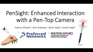 Pensight Enhanced Interaction With A Pen-Top Camera