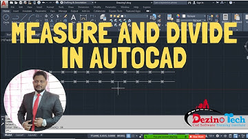Chapter 12 | Measure command in autocad 2020 | Divide command in autocad 2020 | AutoCAD in Hindi