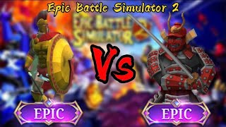 Epic Battle Simulator 2: So Sánh | Spartan Vs Samurai:Lợi Thế Đánh Lang Who Is Win? | Nakachi Vegito screenshot 5
