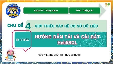 Cách tải và cài đặt HeidiSQL