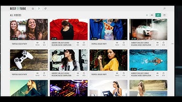 Video Website Template 10 - Color Scheme 8