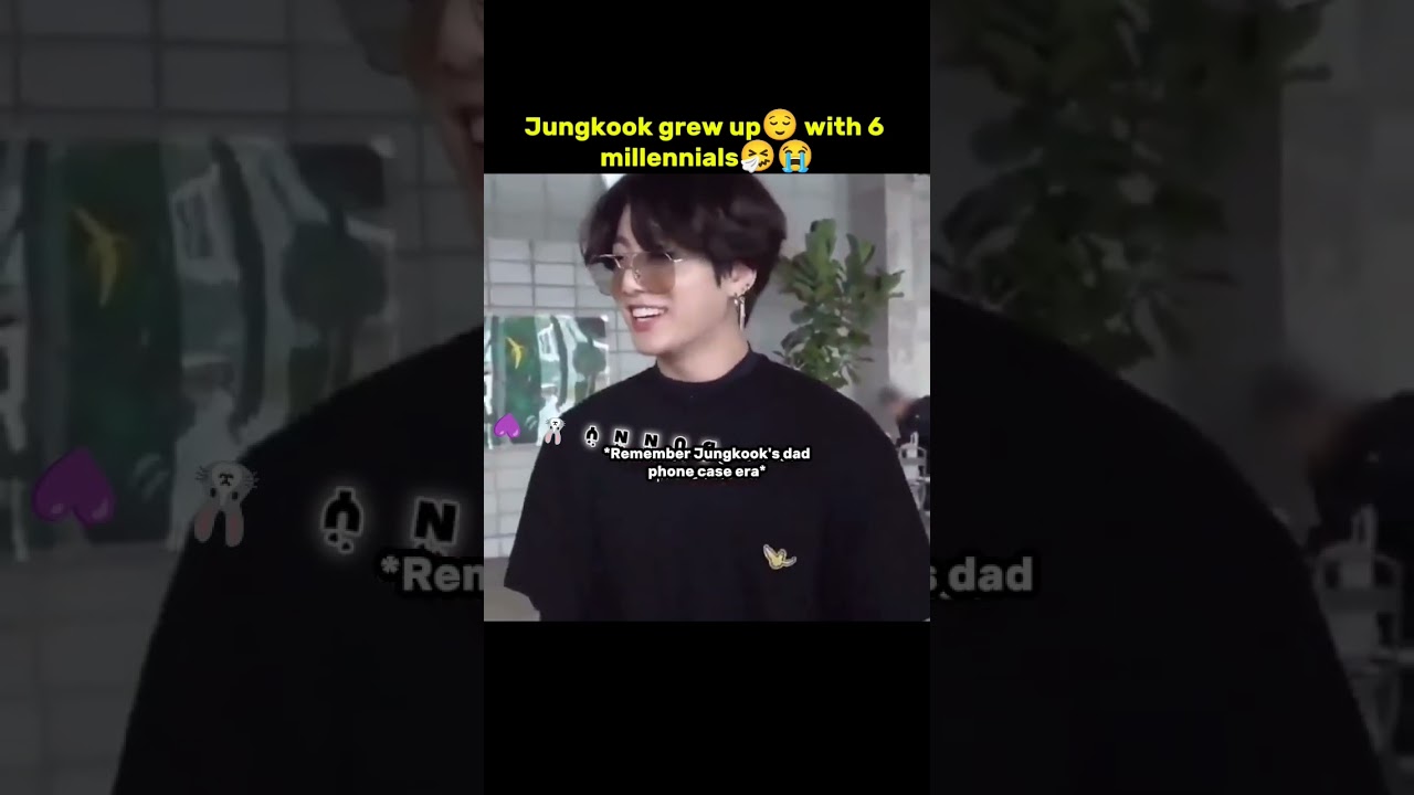 Jungkook grew up😌 with 6 millennials🤧😭 