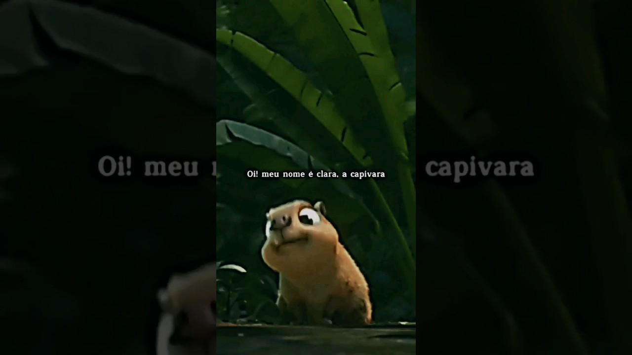 Meu nome é CLARA a CAPIVARA #shorts #viral #shortsviral #capivara #humor  #desenho 